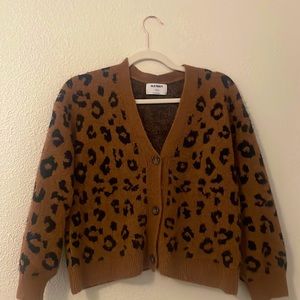 Old navy cheetah print sweater